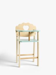 John Lewis Wooden Doll Highchair - thumbnail 1