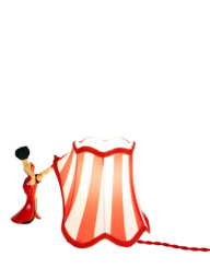 Seletti Circus AbatJour Lucy Table Lamp, Red/Multi - thumbnail 5