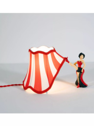 Seletti Circus AbatJour Lucy Table Lamp, Red/Multi - thumbnail 2