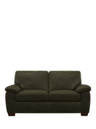John Lewis Camden Medium 2 Seater Leather Sofa Bed, Dark Leg - thumbnail 5