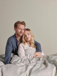 Bedfolk Luxe Cotton Standard Fitted Sheets - thumbnail 4