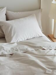 Bedfolk Luxe Cotton Standard Fitted Sheets - thumbnail 3