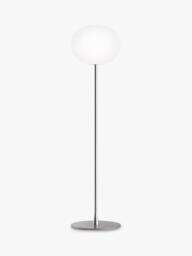 Flos Glo-Ball Opaline Glass Floor Lamp, White - thumbnail 1