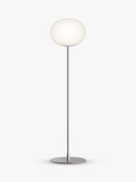 Flos Glo-Ball Opaline Glass Floor Lamp, White - thumbnail 4