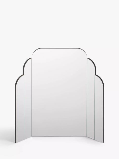 John Lewis Deco Table Mirror, 50 x 55cm, Clear - image 1