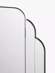 John Lewis Deco Table Mirror, 50 x 55cm, Clear - thumbnail 3
