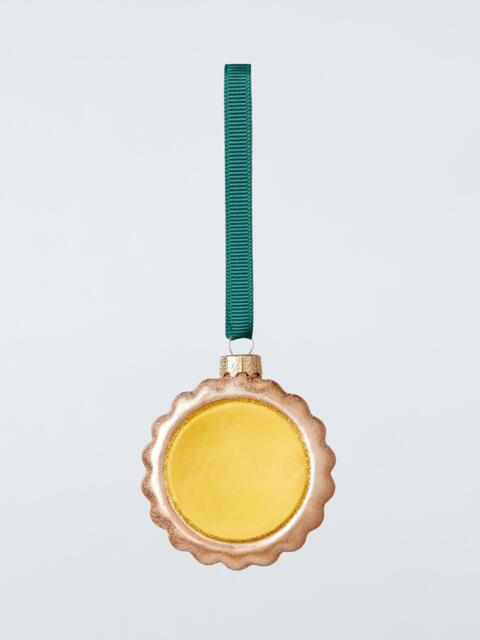 John Lewis Curate & Collect Pastel de Nata Bauble, Yellow/Gold - image 1