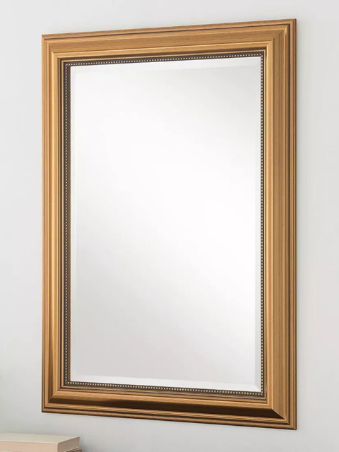 Yearn Beaded Rectangular Wall Mirror - image 1