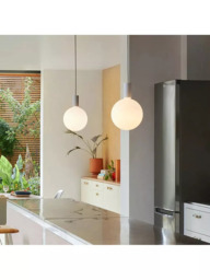 Tala Alumina Single Pendant Ceiling Light, Chalk - thumbnail 5