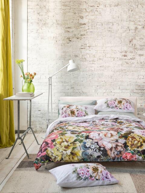Designers Guild Grandiflora 250 Thread Count Bedding, Rose - image 1