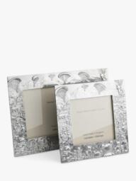 "Lancaster and Gibbings Teddy Bears Photo Frame, 3.5 x 3.5"" (9 x 9cm), Pewter" - thumbnail 3