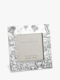 "Lancaster and Gibbings Teddy Bears Photo Frame, 3.5 x 3.5"" (9 x 9cm), Pewter"