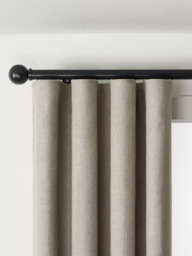John Lewis Made to Order Select Curl Gliding Curtain Pole with Ball Finial, Wall Fix, Dia.30mm - thumbnail 5