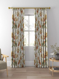 Laura Ashley Gosford Meadow Made to Measure Curtains or Roman Blind, Gold - thumbnail 3