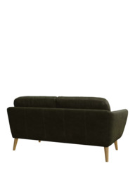 John Lewis Arlo Medium 2 Seater Leather Sofa, Light Leg - thumbnail 4
