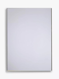 John Lewis Bevelled Edge Bathroom Mirror, Silver - thumbnail 6