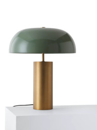John Lewis Porcini Table Lamp, Brass - thumbnail 3
