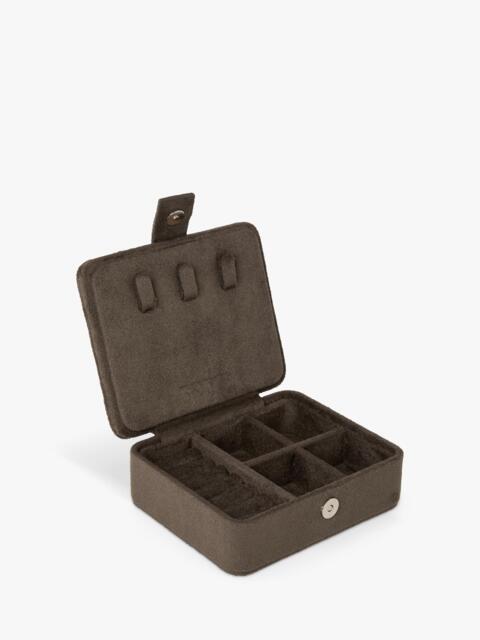 TUTTI Edge Mini Jewellery Box, Mushroom Suede - image 1
