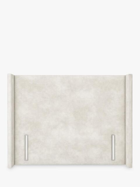 John Lewis Windermere Winged Full Depth Upholstered Headboard, Emperor