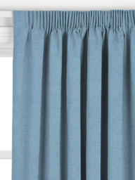 John Lewis Cotton Blend Made to Measure Curtains or Roman Blind, Denim - thumbnail 2