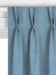 John Lewis Cotton Blend Made to Measure Curtains or Roman Blind, Denim - thumbnail 5
