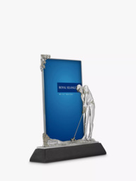"Royal Selangor Golfer Photo Frame, 4 x 6"" (10 x 15cm), Pewter Grey" - thumbnail 3