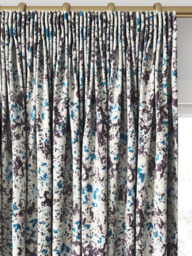 Harlequin Aconite Made to Measure Curtains or Roman Blind, Ink/Lapis - thumbnail 2