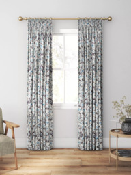 Harlequin Aconite Made to Measure Curtains or Roman Blind, Ink/Lapis - thumbnail 3