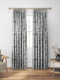 Harlequin Aconite Made to Measure Curtains or Roman Blind, Ink/Lapis - thumbnail 5