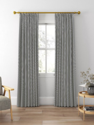 Clarke & Clarke Portland Made to Measure Curtains or Roman Blind, Ebony - thumbnail 3