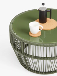 John Lewis Salsa Round Garden Coffee Table, 70cm - thumbnail 3