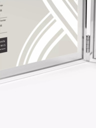 "John Lewis Horizontal Folding Double Photo Frame & Glass Border, 4 x 6"" (10 x 15cm), Silver Plated" - thumbnail 3