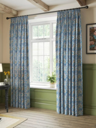 Morris & Co. Bower Pair Lined Pencil Pleat Curtains - thumbnail 5
