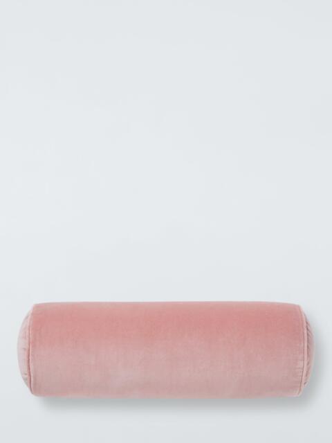 John Lewis Cotton Velvet Bolster Cushion - image 1