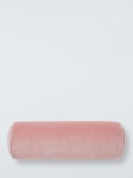John Lewis Cotton Velvet Bolster Cushion - thumbnail 1