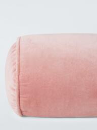 John Lewis Cotton Velvet Bolster Cushion - thumbnail 3
