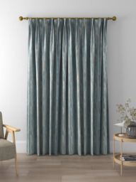 Clarke & Clarke Effetto Made to Measure Curtains or Roman Blind, Denim - thumbnail 5
