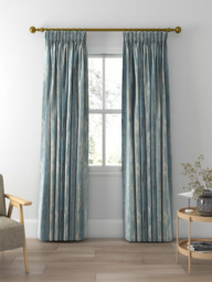 Clarke & Clarke Effetto Made to Measure Curtains or Roman Blind, Denim - thumbnail 3