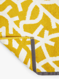 Mini Moderns A Forest Bath Mat, Mustard - thumbnail 2