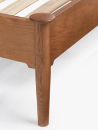 John Lewis Edwin Bed Frame, Double, Stained Oak - thumbnail 6