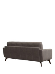 John Lewis Barbican Grand 4 Seater Leather Sofa, Dark Leg - thumbnail 4