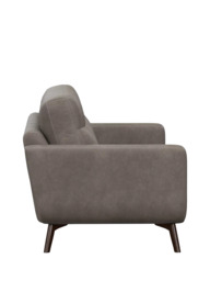 John Lewis Barbican Grand 4 Seater Leather Sofa, Dark Leg - thumbnail 3