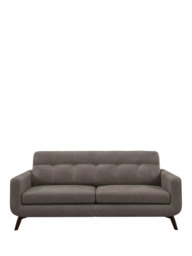 John Lewis Barbican Grand 4 Seater Leather Sofa, Dark Leg - thumbnail 5