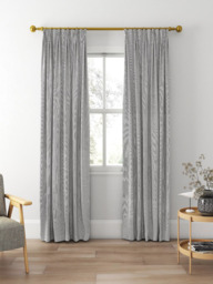 Clarke & Clarke Spencer Made to Measure Curtains or Roman Blind, Ebony - thumbnail 5