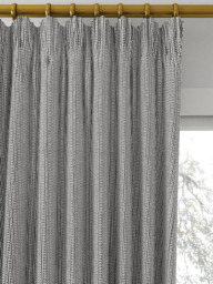 Clarke & Clarke Spencer Made to Measure Curtains or Roman Blind, Ebony - thumbnail 2