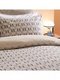 MADE Finnur Geometric Print Cotton Duvet Cover Set, Pink Clay - thumbnail 3