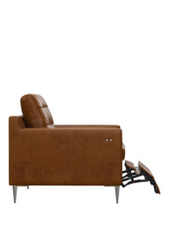 John Lewis Draper II Motion Leather Armchair, Metal Leg - thumbnail 3