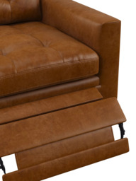 John Lewis Draper II Motion Leather Armchair, Metal Leg - thumbnail 6