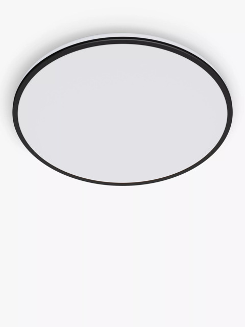 Philips Ozziet Flush Ceiling Light, Black - image 1