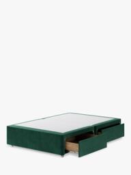 Hypnos Non-Sprung Upholstered 4 Drawer Divan Base, Double - thumbnail 2